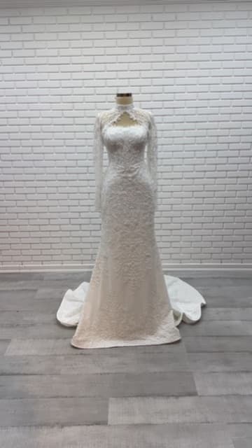 White Mermaid Wedding Dress